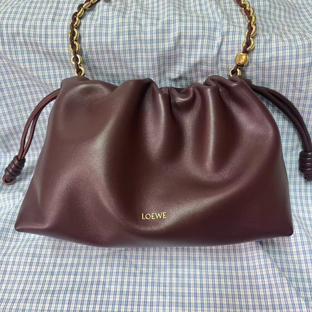 Loewe burgundy handbag
